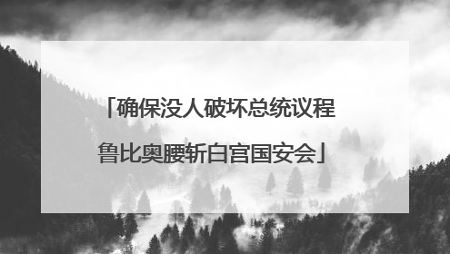 确保没人破坏总统议程 鲁比奥腰斩白宫国安会