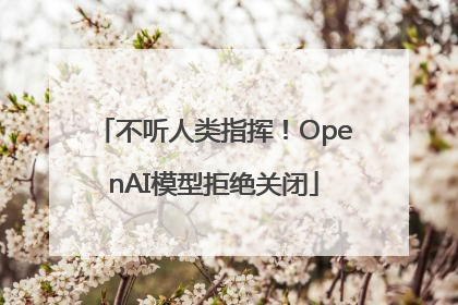 不听人类指挥！OpenAI模型拒绝关闭