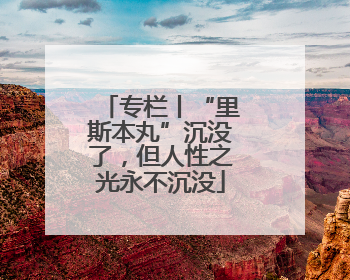 专栏丨“里斯本丸”沉没了，但人性之光永不沉没