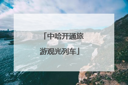 中哈开通旅游观光列车