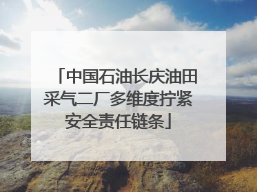 中国石油长庆油田采气二厂多维度拧紧安全责任链条