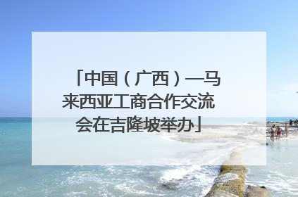 中国（广西）—马来西亚工商合作交流会在吉隆坡举办