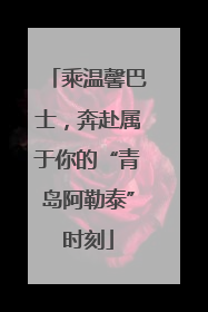 乘温馨巴士，奔赴属于你的“青岛阿勒泰”时刻