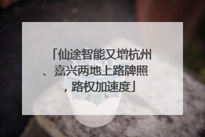 仙途智能又增杭州、嘉兴两地上路牌照，路权加速度