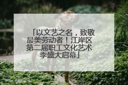以文艺之名，致敬最美劳动者！江岸区第二届职工文化艺术季盛大启幕