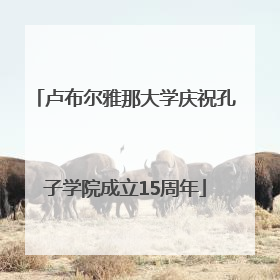 卢布尔雅那大学庆祝孔子学院成立15周年