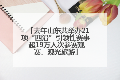 去年山东共举办21项“四沿”引领性赛事 超19万人次参赛观赛、观光旅游