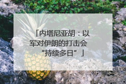 内塔尼亚胡：以军对伊朗的打击会“持续多日”