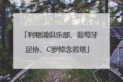 利物浦俱乐部、葡萄牙足协、C罗悼念若塔