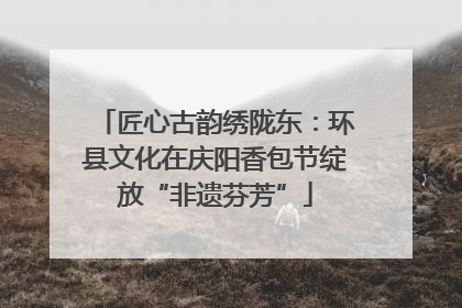 匠心古韵绣陇东：环县文化在庆阳香包节绽放“非遗芬芳”