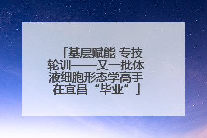 基层赋能 专技轮训——又一批体液细胞形态学高手在宜昌“毕业”