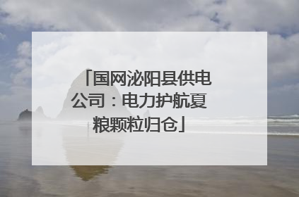 国网泌阳县供电公司：电力护航夏粮颗粒归仓
