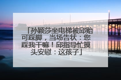 孙颖莎坐电梯被邱贻可踩脚，当场告状：您踩我干嘛！邱指导忙摸头安慰：这孩子