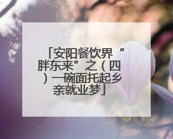 安阳餐饮界“胖东来”之（四）一碗面托起乡亲就业梦