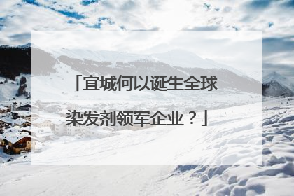 宜城何以诞生全球染发剂领军企业？