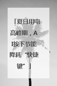 夏日用电高峰期，AI按下节能降耗“快捷键”
