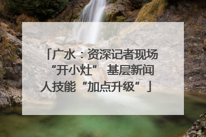 广水：资深记者现场“开小灶” 基层新闻人技能“加点升级”