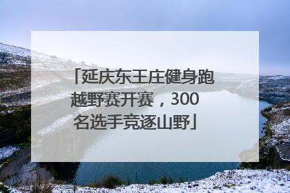 延庆东王庄健身跑越野赛开赛，300名选手竞逐山野