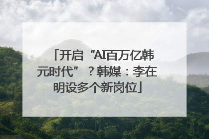 开启“AI百万亿韩元时代”？韩媒：李在明设多个新岗位