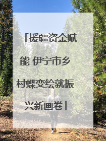 援疆资金赋能 伊宁市乡村蝶变绘就振兴新画卷