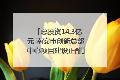 总投资14.3亿元 南安市创新总部中心项目建设正酣