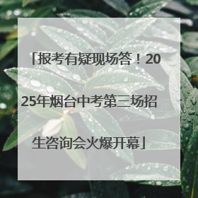 报考有疑现场答！2025年烟台中考第三场招生咨询会火爆开幕