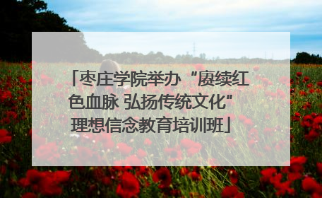 枣庄学院举办“赓续红色血脉 弘扬传统文化”理想信念教育培训班
