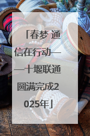 春梦 通信在行动——十堰联通圆满完成2025年