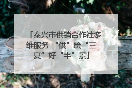 泰兴市供销合作社多维服务 “供”绘“三夏”好“丰”景