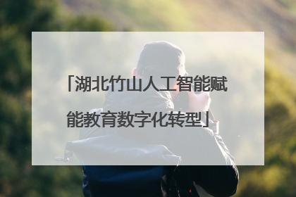 湖北竹山人工智能赋能教育数字化转型