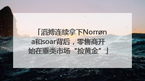 滔搏连续拿下Norrøna和soar背后，零售商开始在垂类市场“捡黄金”