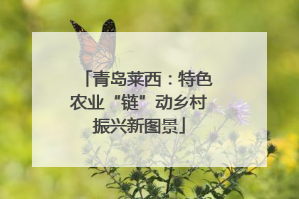 青岛莱西：特色农业“链”动乡村振兴新图景