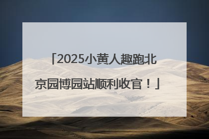 2025小黄人趣跑北京园博园站顺利收官！