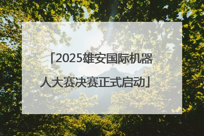 2025雄安国际机器人大赛决赛正式启动